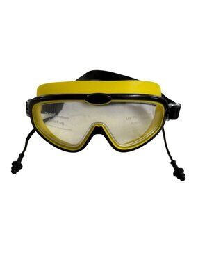Adult UV Protective Anti‑Fog Safety Goggles – Yellow/Black Frame